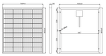 110 Watt Mono Solar Panel - Customized Size and Specs Option