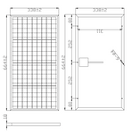 35 Watt Poly/Mono Solar Panel - Customized Size and Specs Option