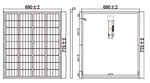 90W Mono Solar Panel - Customized Size and Specs Option