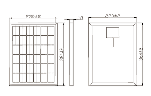 10 Watt Poly/Mono Solar Panel - Customized Size and Specs Option