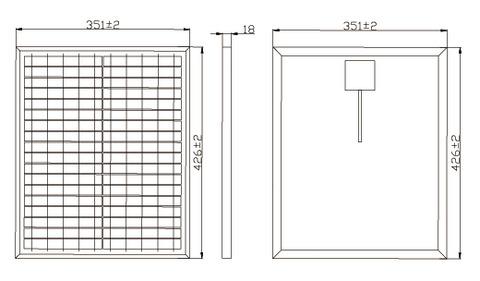 20 Watt Poly/Mono Solar Panel - Customized Size and Specs Option