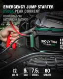 224Wh Portable Power Station, 2-IN-1 Outdoor Generator and Car Jump Starter, Lithium Battery Backup with 120W AC Outlet, PD100W