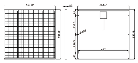 60 Watt Poly/Mono Solar Panel - Customized Size and Specs Option